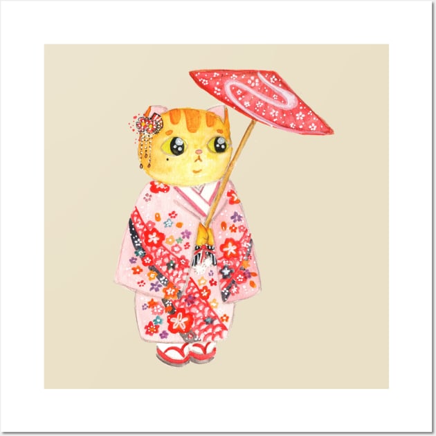 Kimono Wall Art by jessthechen